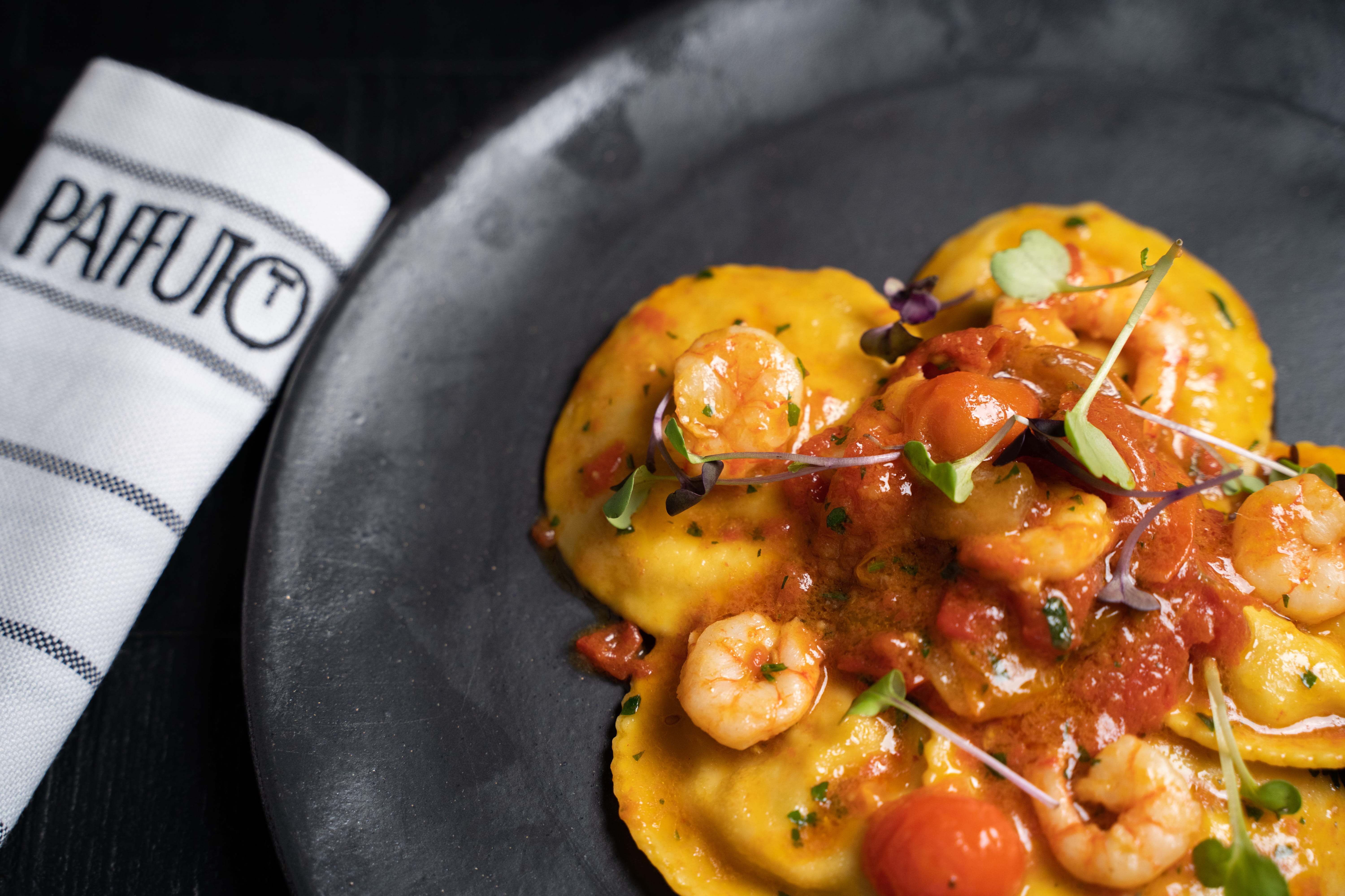 Cappellacci ripieno di capesante gamberi